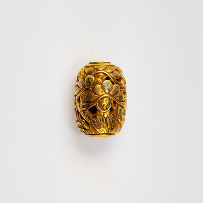 歲寒三友図金緒締