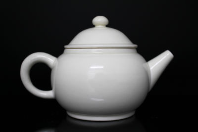 白磁急須　煎茶道具