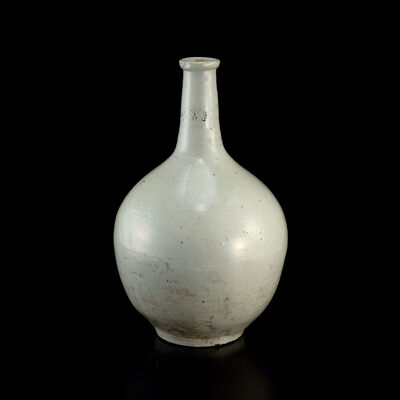 李朝　白磁花器