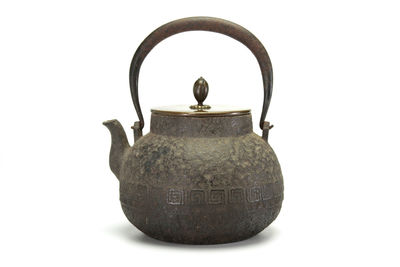 金壽堂造 甑口丸形鉄瓶