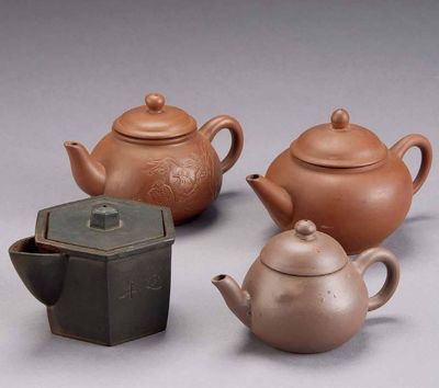 2113 紫砂壶 （四件）