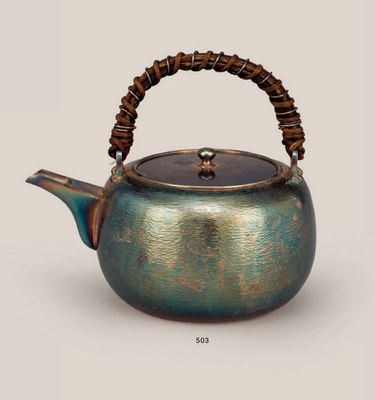 503 纯银锤目纹莲铫子