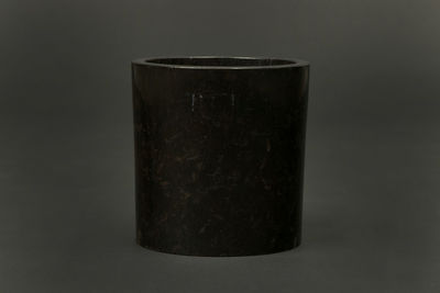 清 紫檀製 筆筒