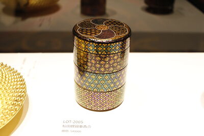 L2005　杣田 螺鈿 重香合