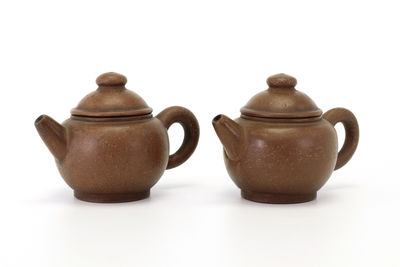 紫泥具輪珠 急須一對（箱付）