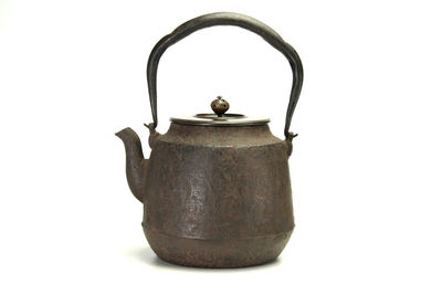 龍文堂造窄口鉄瓶