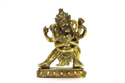 銅琉金仏像 二體合一