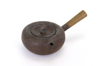 木橫手環摘 鉄製急須