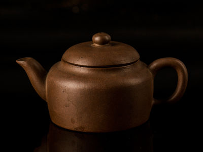 132-萬豊順紀-朱泥急須