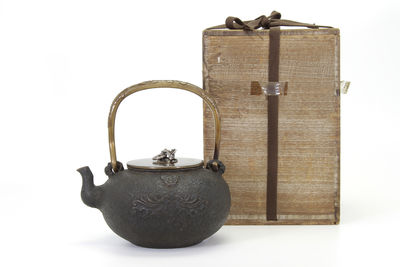 亀文堂 風紋鉄瓶（共箱）