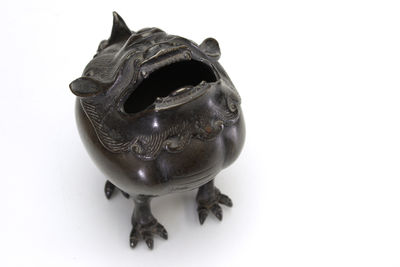 獅子香爐 （共箱）