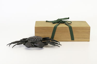 銅自在 蟹置物（箱付）