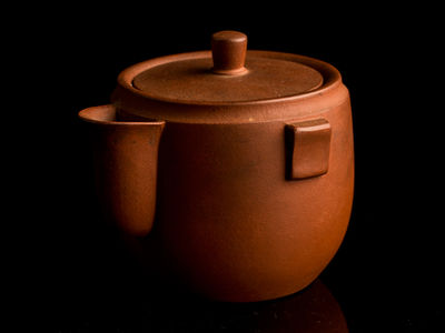 268-朱泥　急須