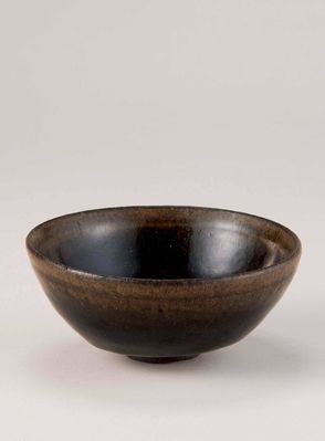 2201 宋 建窑花坪乌金釉茶碗