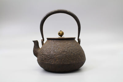 金寿堂名人雨宮宗造 銀象嵌提手 鉄斎八十三翁知趣平長閑形鉄瓶