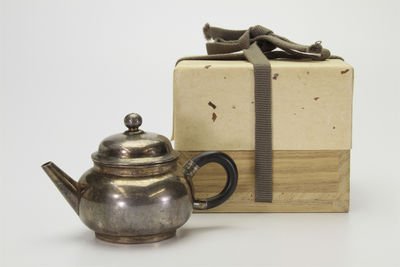 銀製 炮口急須（小）（箱付）