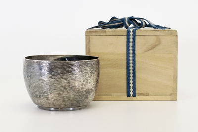 尚美堂造 純銀建水（共箱）