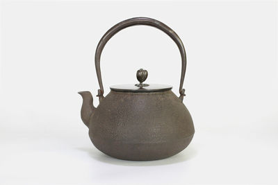 平安光玉堂造 金銀鑲嵌提鉄瓶