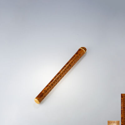 加納鉄哉作 蜕線香筒（共箱）