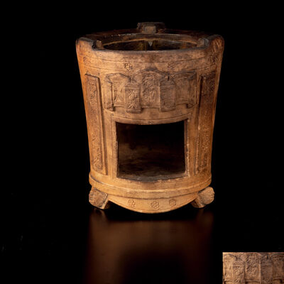 白泥漢詩文涼炉