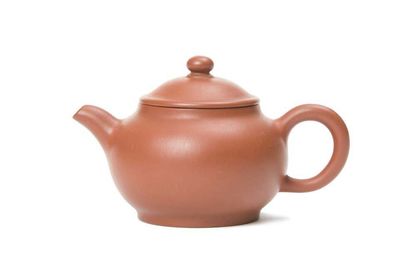 清道光「潘仕成」造 朱泥茶壺