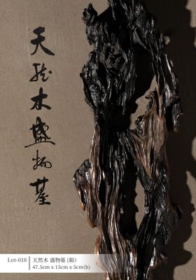 天然木 盛物䑓（箱）