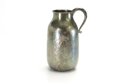 三代藏六造 純銀錘紋小瓶