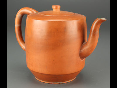 【雅】煎茶道具 時代唐物朱泥水注 古美術品 AY990