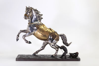 金工猿馬戲圖置物（箱付）