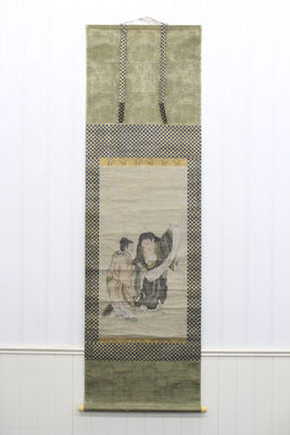 東福寺兆殿司筆 寒山拾得圖（共箱）