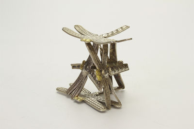 純銀蜻蜓蓋置（共箱）