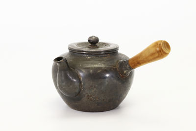 在銘 純銀橫手小急須