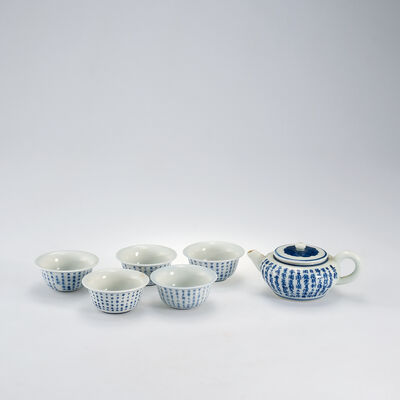 道八製　茶歌入茶道具組