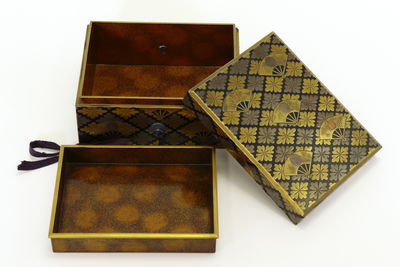 時代蒔繪 菊紋入香箱