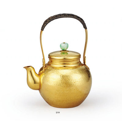 519 K18翡翠摘锤目纹壶