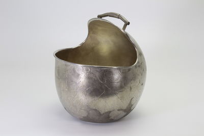 帖佐美行作 純銀葡萄寫 冰筒