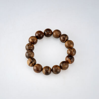 加里萬丹沈香手串15粒14mm　沈水