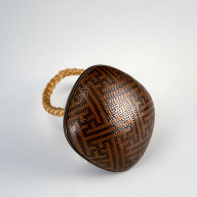 回紋嵌饅頭根付