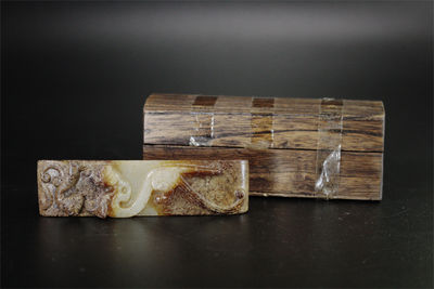 古玉　三（箱付）