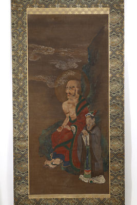 佛畫 羅漢圖（共箱）