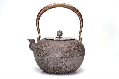 雲色堂造 銀果摘銅蓋提 鐵瓶