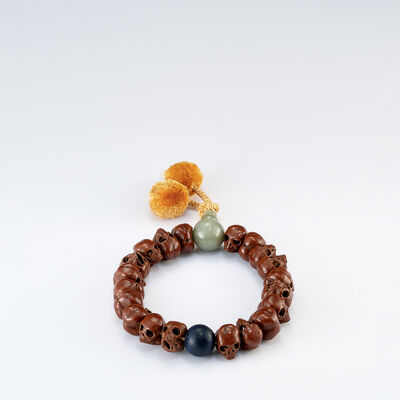 黄楊木透彫数珠