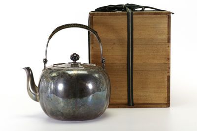 八代中川凈益造 阿古陀湯沸（共箱）