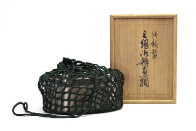 淨益在銘 純銀製 三重箱（共箱）