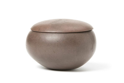 清乾隆「邵茂林製」款 紫泥蓋鉢缸