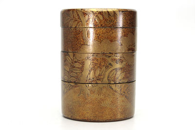 花草文入蒔繪香盒