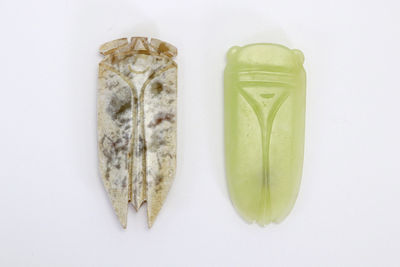 古玉 蟬佩2點（箱付）