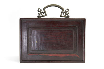 唐物 紅木收藏箱