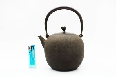 光玉堂鉄瓶 丸型 丸胴銘 本物保証