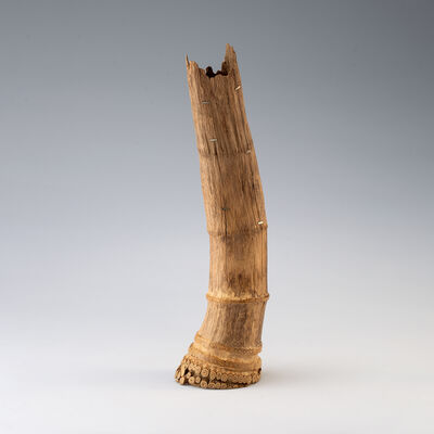 朽竹花生　昭和8年7月作（箱付）